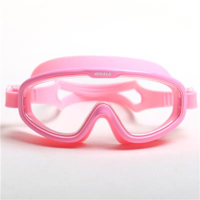 厂家OEM定制新款防雾防水高清一体大框儿童护目游泳眼镜