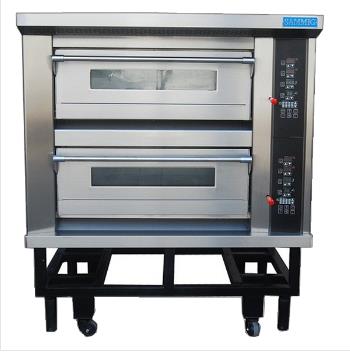 一层三盘电烤箱 商用电烤箱 全自动电烤箱