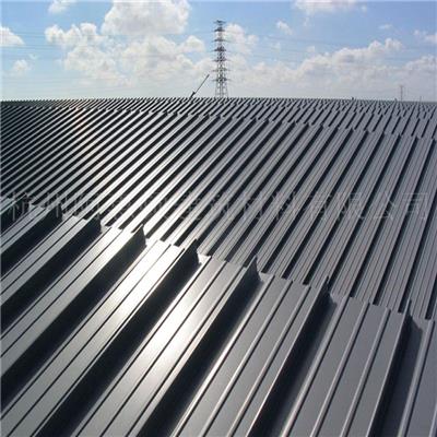 65-430直立锁边铝镁锰金属合金屋面板 0.7mm厚氟碳漆 厂房屋面