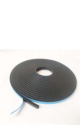 8毫米单面黑色PVC泡棉胶带 防水密封防尘高空玻璃胶带