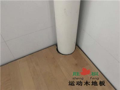 青岛羽毛球馆体育木地板报价 体育运动木地板 制造工艺优