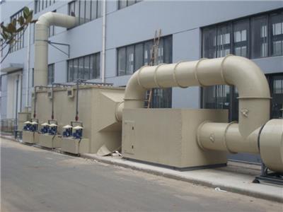 内蒙古包头实验室废气处理废水处理喷淋塔活性炭吸附箱