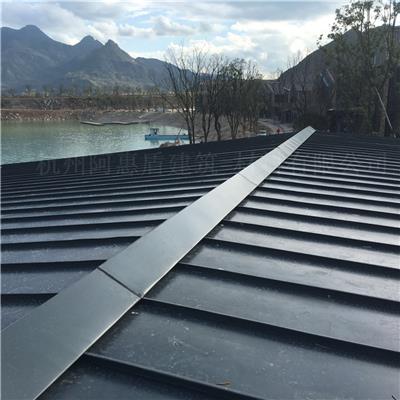 立边咬合屋面系统 生产厂家供应0.7mm 铝镁锰矮立双锁边金属屋面板
