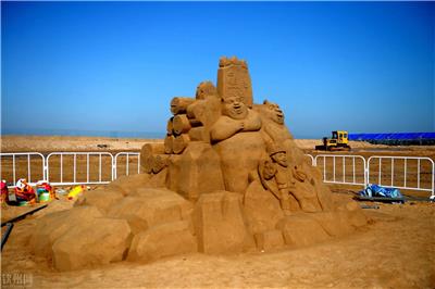 鑫滩沙雕建筑沙雕精品卡通沙雕制作