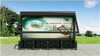 温州宣传栏古艺宣传橱窗中国风标识标牌厂家
