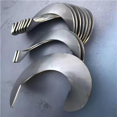 盐山螺旋叶片碳钢锰钢不锈钢螺旋叶片生产厂家