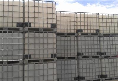 低价出售九成新二手精品吨桶 方桶 塑料桶 IBC集装桶