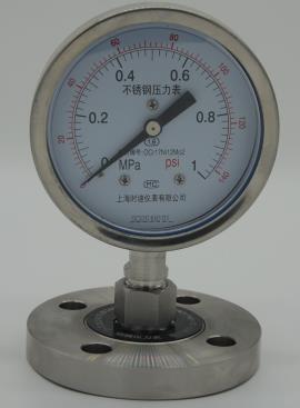 不銹鋼隔膜壓力表 Y-100BF/MF
