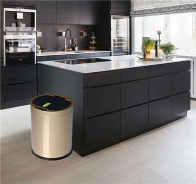 厂家直销智能分类感应不锈钢垃圾桶家用厨房自动开盖感应垃圾桶