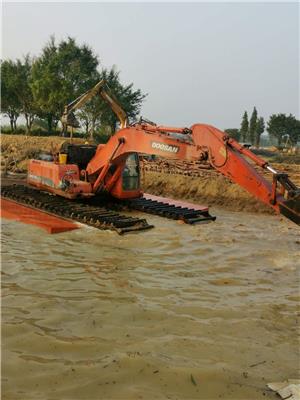 大型湿地挖掘机出租价格 水陆挖掘机出租