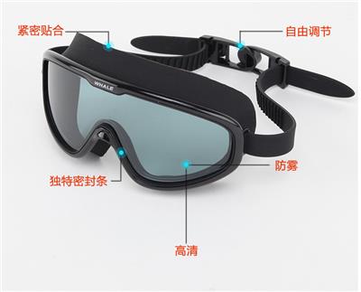廠家直銷一體泳鏡大框硅膠防水防霧電鍍游泳眼鏡成人專業裝備