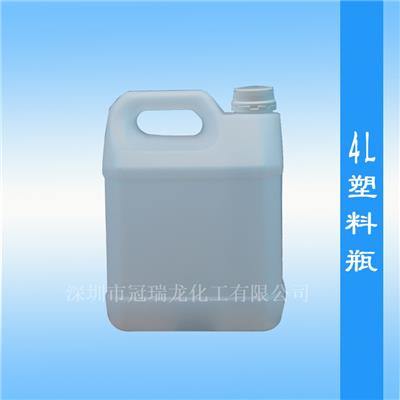 东莞市4L酒精塑料包装桶批发4KG白色消毒液包装桶