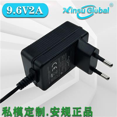 中国CCC认证日本PSE认证9.6V2A转换头电源适配器9.6V电源适配器