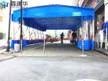 深圳户外移动推拉帐篷折叠式雨蓬