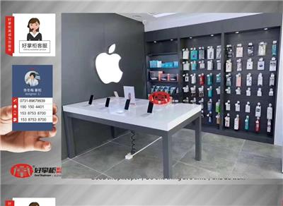 新款苹果手机体验台款式图片，湖南苹果配件柜生产厂家