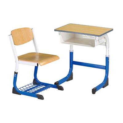 文学士课桌椅 可调节高度升降课桌椅 课桌椅批发厂家直销 低价学生课桌椅
