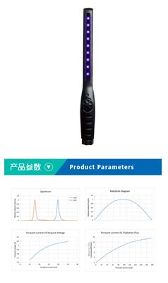 紫外线消毒棒qba-05紫光杀菌棒家用便携式手持消毒灯消毒器杀菌灯
