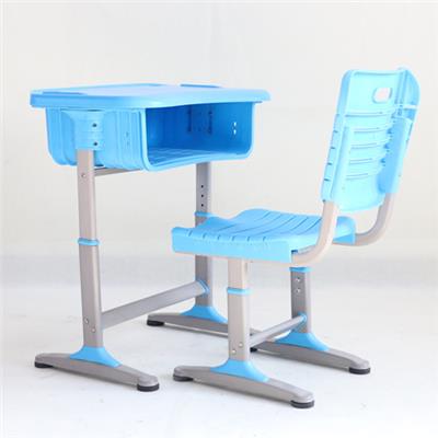 塑料课桌椅定制 可控标ABS升降课桌椅 高度可调节学生课桌椅定制生产厂家