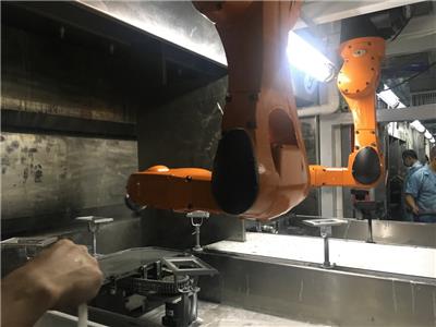 松乐机器人厂家供应双臂防爆喷漆机器人