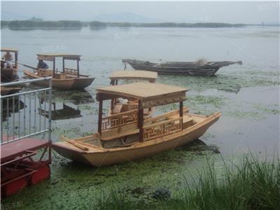 天津农家乐手划船 手划木船