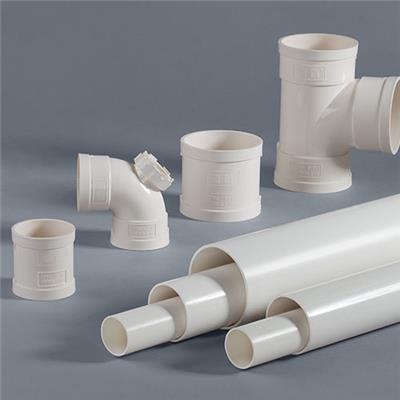 德首PVC排水/雨水管材管件 耐腐蚀 施工方便