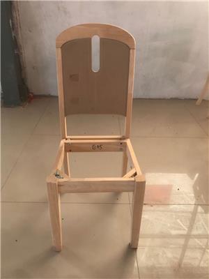拆装实木餐椅白坯A白橡木餐椅拆装价格A创未来家具厂