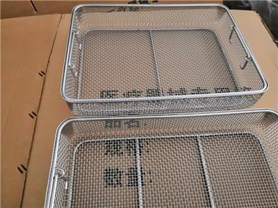 重庆耐高温医疗器械消毒筐规格 不锈钢网筐