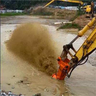清淤工程挖机泥浆泵定制 挖机吸沙泵