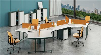 办公家具定制 时尚员工组合桌椅 职员办公电脑桌