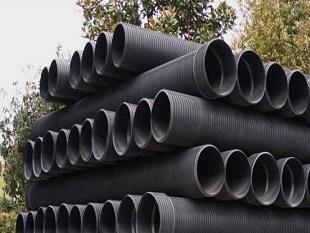 厂家直销高密度聚乙烯HDPE双壁波纹管pe管hdpe黑色大口径排水管材