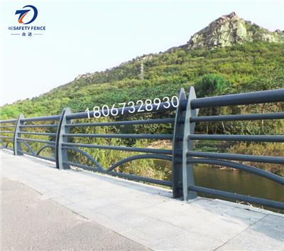 众达 河道防护栏 道路防撞栏杆 质优价低 提供安装