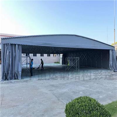 上海定制推拉活动雨棚帐篷仓库帐篷车棚雨棚遮阳棚