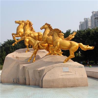 湘潭铜牛雕塑 狮子雕塑
