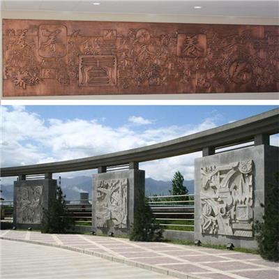 防城港锻铜浮雕 浮雕文化墙