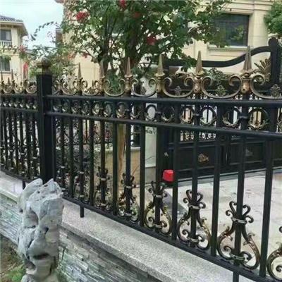大连锦州铝艺围栏护栏铸铝大门廊架工程