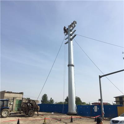 安康市28米钢管塔110千伏钢管塔厂家批发