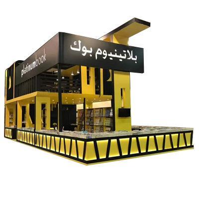 迪拜展台设计搭建 国外展台搭建 展台设计效果图案例