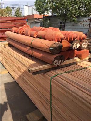 湖南巴劳木 红梢木 景观户外板材加工 工程建筑木材专业生产厂家
