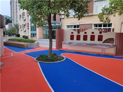 芜湖游乐场塑胶地坪设计施工