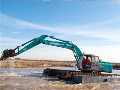 河道清淤泥浆处理设备品种 水陆挖掘机出租