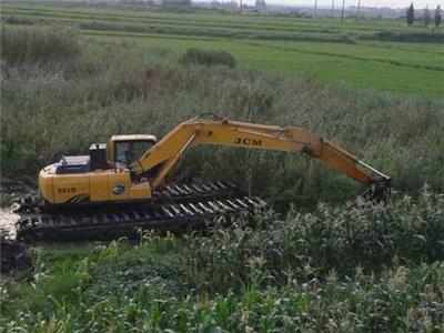 河道清淤设备生产企业 水陆挖掘机租赁