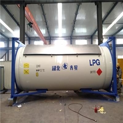 LPG罐箱20英尺T50tank湖北齐星定制出口