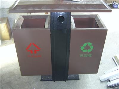 海南景区分类垃圾桶 铁皮环卫垃圾桶 公园果皮箱