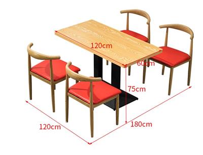 快餐厅桌椅低价格的餐厅桌椅厂家快餐桌椅定制批发