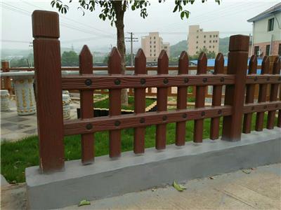 萍乡河道仿木护栏 萍乡景区仿木栏杆公司设计款式多样