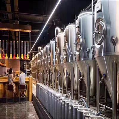 国内啤酒设备工厂 精酿啤酒设备啤酒屋1000升啤酒设备