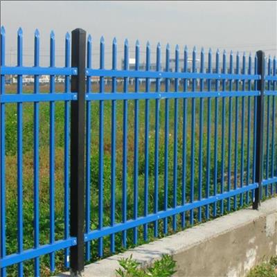 工厂生产黑色别墅庭院防护栏杆隔离栅锌钢护栏批发