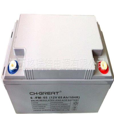 格瑞特蓄电池12V65AH 6-FM-65厂家报价 价格 免维护