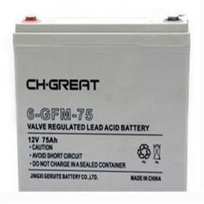 格瑞特蓄电池12V75AH 6-FM-75厂家报价 价格 免维护