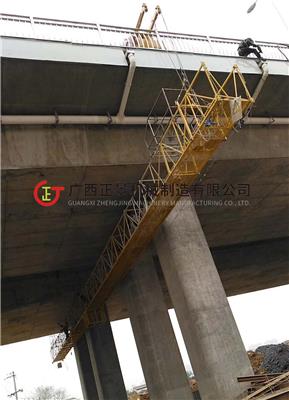 桥梁高空作业设备施工图片 桥梁检测车